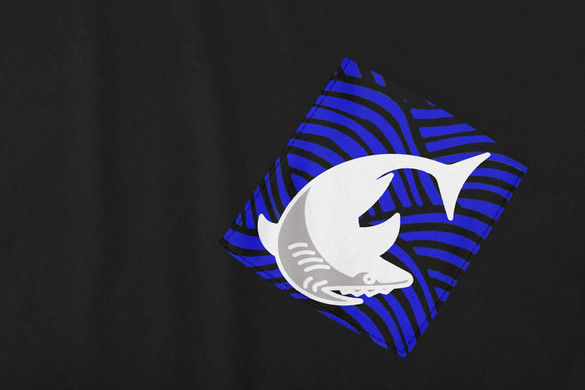 Koszulka z kieszonką REKIN SHARK