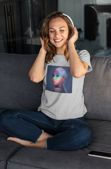 Bluzka damska z naszywką ARIANA GRANDE 06