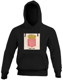 Bluza z naszywką I want fries