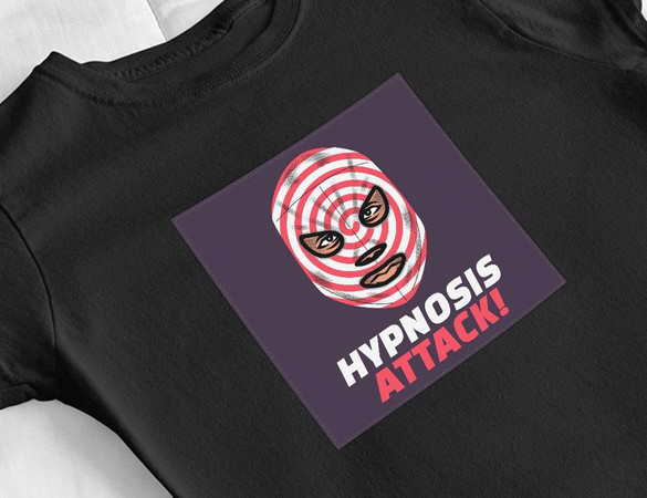 Bluzka damska z naszywką Hypnosis attack