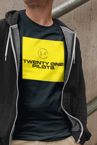 Koszulka z naszywką Twenty One Pilots 01