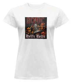 Bluzka damska z naszywką AC/DC Hells Bells