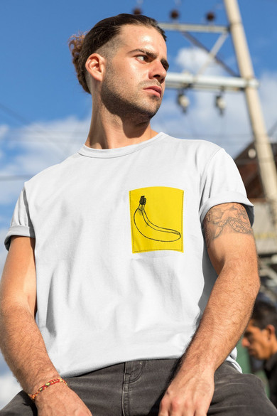 Koszulka z kieszonką BANAN BANANA