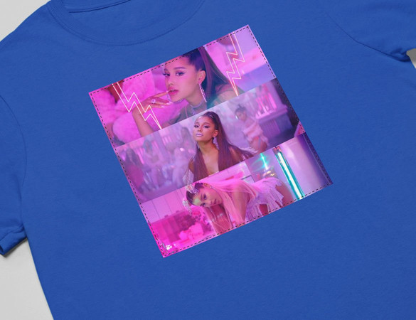 Koszulka z naszywką ARIANA GRANDE 03