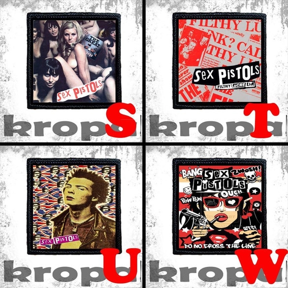 Naszywka SEX PISTOLS 10 x 10 cm  Dużo Wzorów!