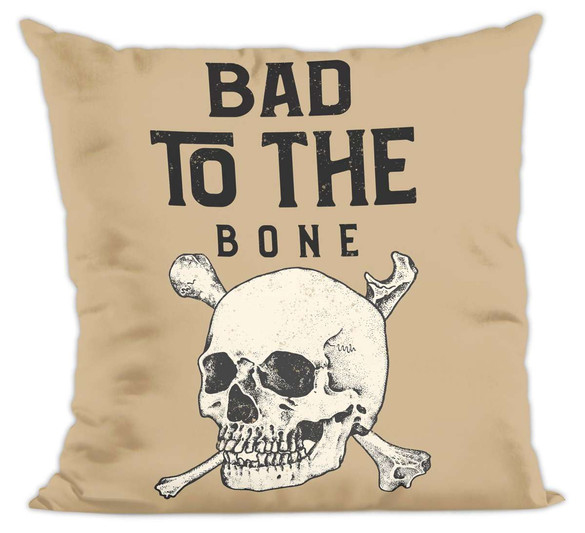 Poduszka Skull : Bad to the...