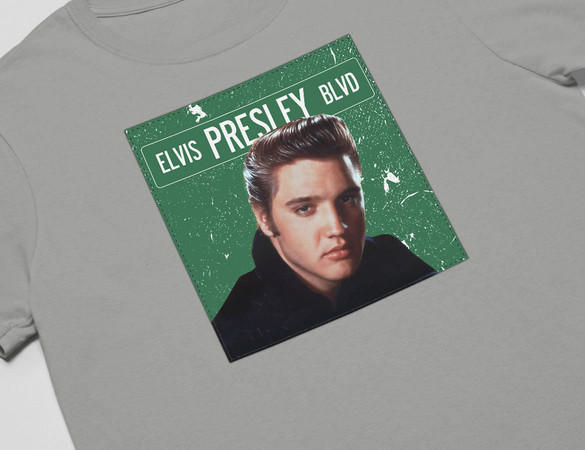 Koszulka z naszywką Elvis Presley 03