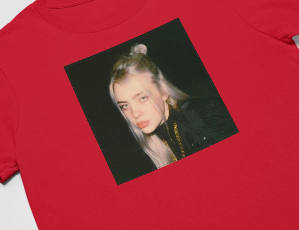 Koszulka z naszywką Billie Eilish 08