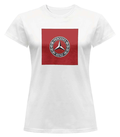 Bluzka damska z naszywką Mercedes BENZ