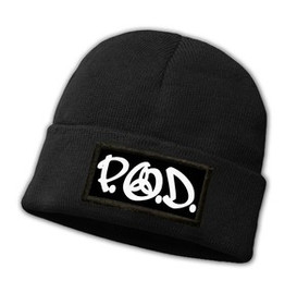 Czapka zimowa z naszywką  P.O.D.