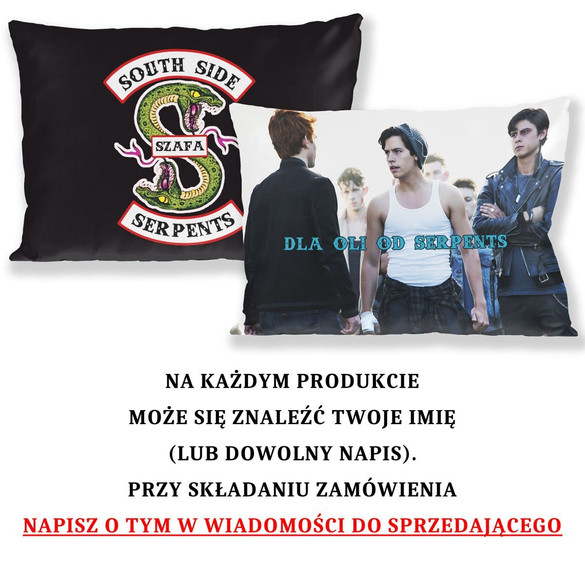 Poduszka RIVERDALE SERPENTS 60x40cm DUŻO WZORÓW