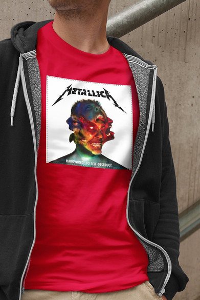 Koszulka z naszywką Metallica Hardwired..
