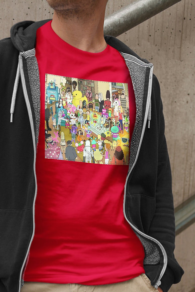 Koszulka z naszywką Rick and Morty 02