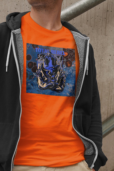 Koszulka z naszywką  TOTAL REBEL