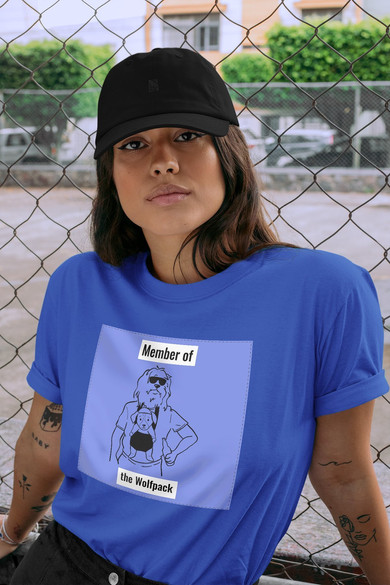 Koszulka z naszywką Member of the Wolfpack