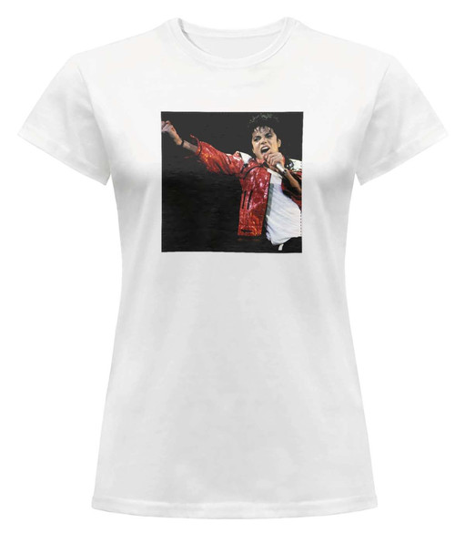 Bluzka damska z naszywką Michael Jackson 01