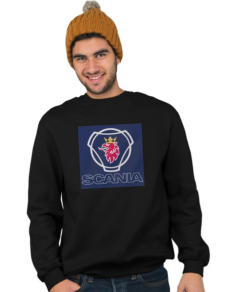 Bluza z naszywką Scania logo blue