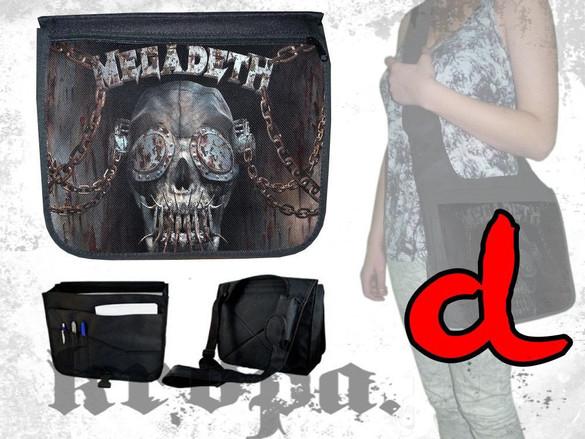 Torba szkolna na ramię MEGADETH
