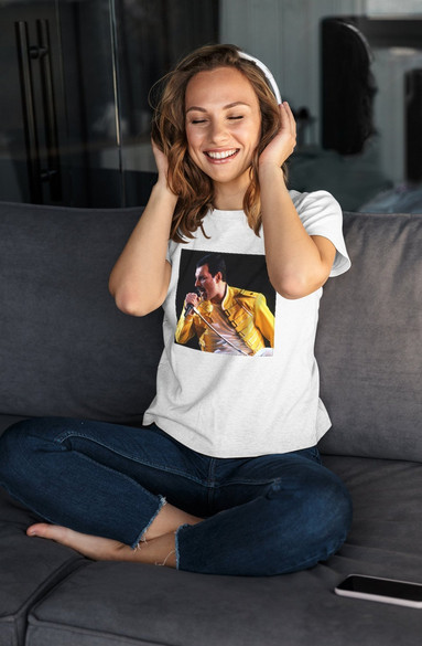 Bluzka damska z naszywką Queen Freddie Mercury 3