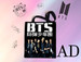 Torba na ramię BTS k-pop FULLPRINT z Polski WZORY