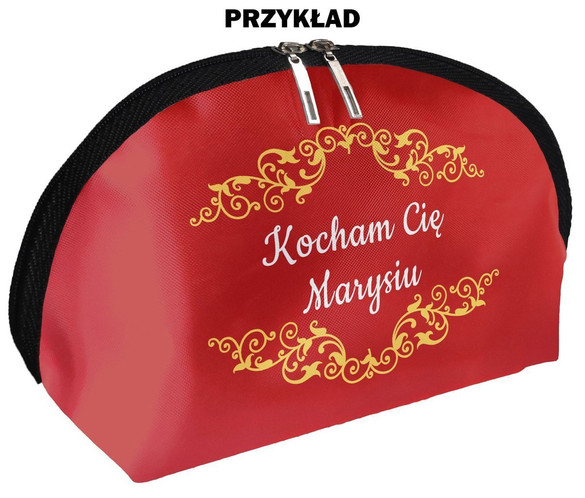 Kosmetyczka na Walentynki DODAJ NAPIS!