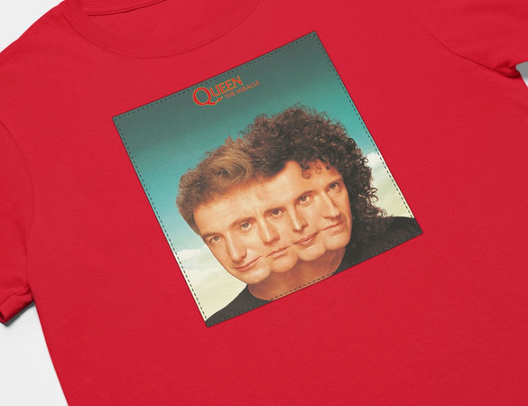 Koszulka z naszywką Queen The Miracle