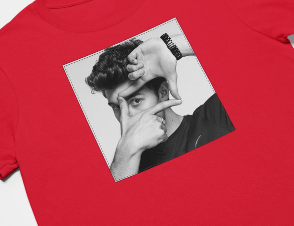 Koszulka z naszywką Shawn Mendes 05