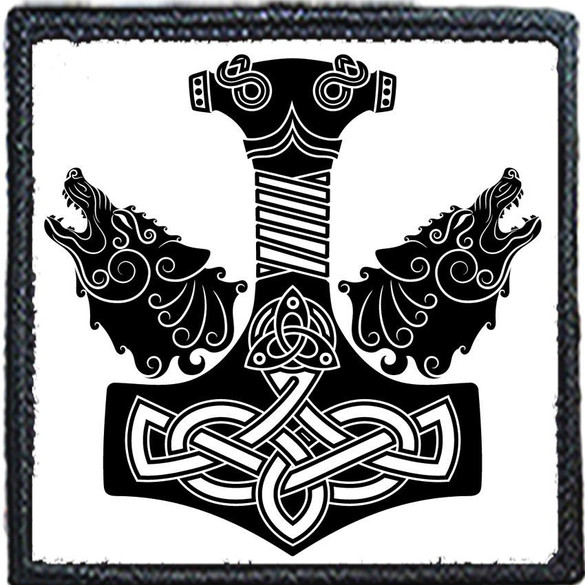Naszywka THOR HAMMER / MŁOT THORA
