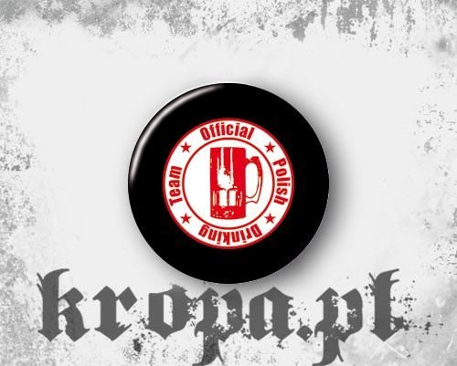 Przypinka OFFICIAL POLISH DRINKING TEAM