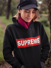 Bluza z naszywką SUPREME