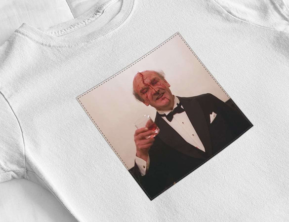 Bluzka damska z naszywką Lśnienie Kelner