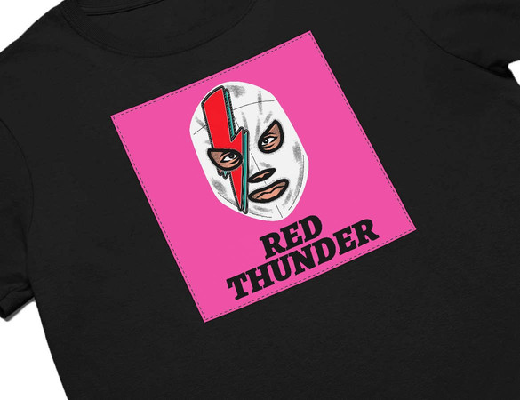 Koszulka z naszywką  Red Thunder