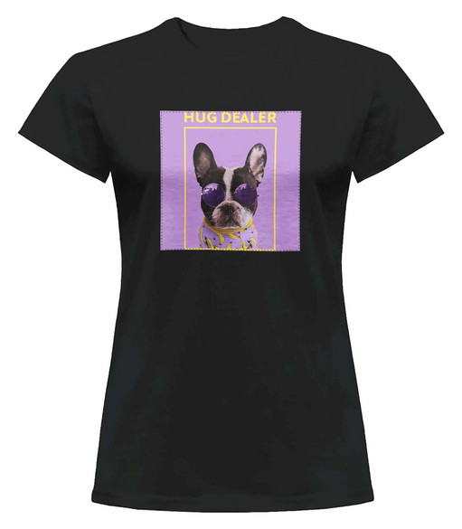 Bluzka damska z naszywką Hug dealer