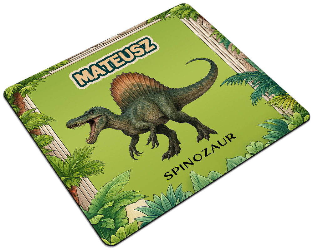 Podkładka Dinozaury Spinozaur z nadrukiem imienia 24x19cm
