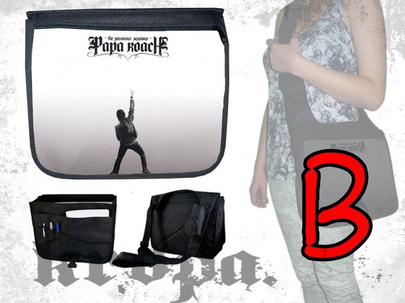 Torba szkolna na ramię PAPA ROACH
