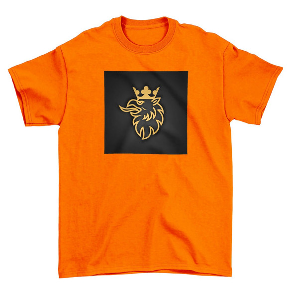 Koszulka z naszywką Scania logo gold