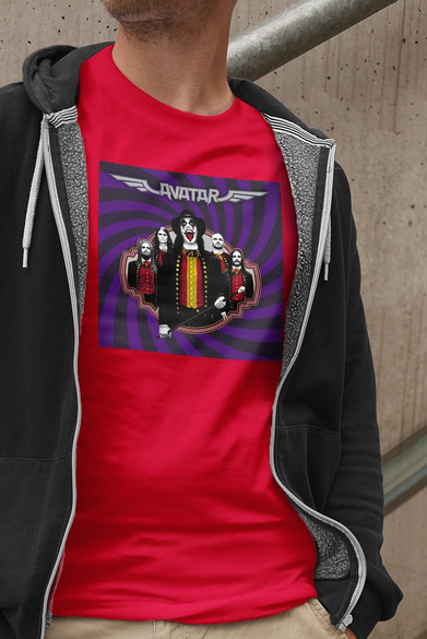 Koszulka z naszywką AVATAR band
