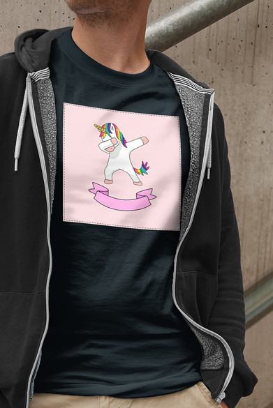 Koszulka z naszywką Unicorne 05