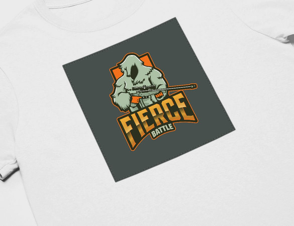 Koszulka z naszywką  FIERCE BATTLE
