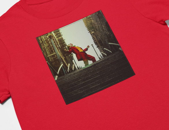 Koszulka z naszywką Joker Dance 02