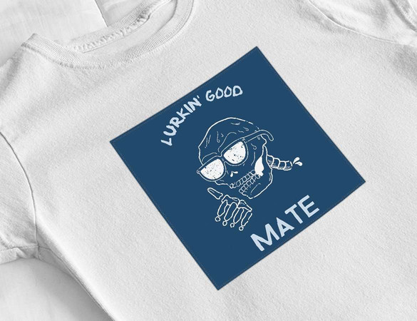 Bluzka damska z naszywką Lurkin' good mate