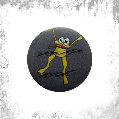 Przypinka ROZJECHANA ŻABA