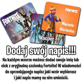 Podkładka pod mysz FORTNITE 24x19cm Z POLSKI +imię