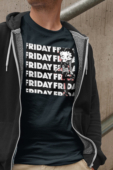 Koszulka z naszywką FRIDAY FRIDAY