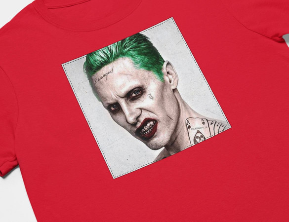 Koszulka z naszywką Joker Jared Leto