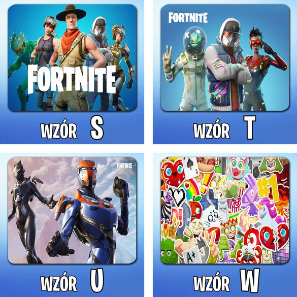 Podkładka pod mysz FORTNITE 24x19cm Z POLSKI +imię