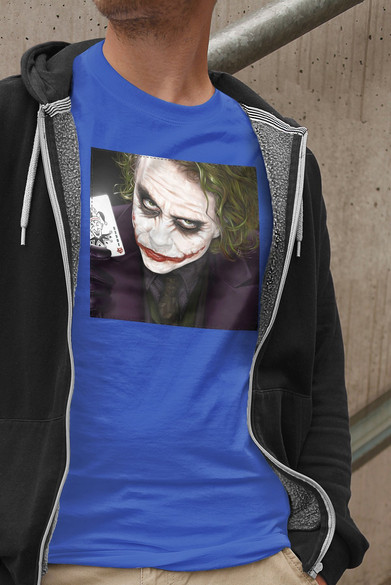 Koszulka z naszywką Joker Heath Ledger