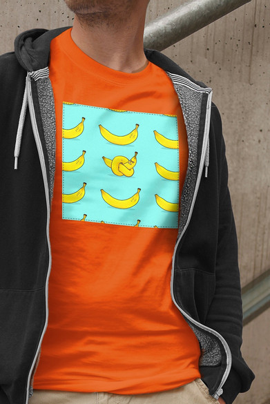 Koszulka z naszywką Banana