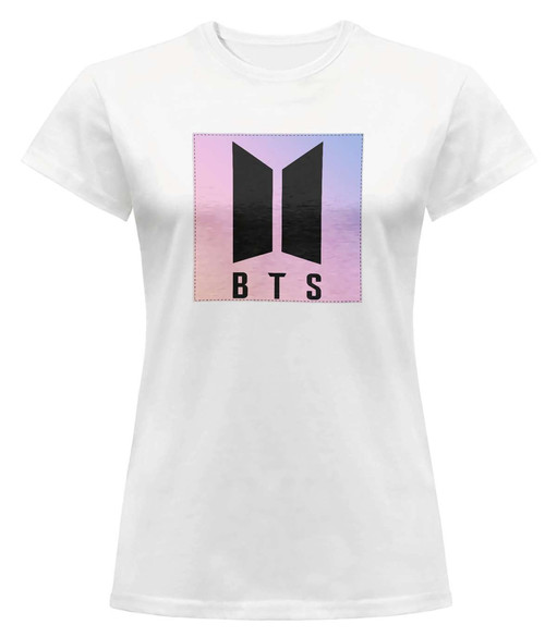 Bluzka damska z naszywką BTS LOGO 02