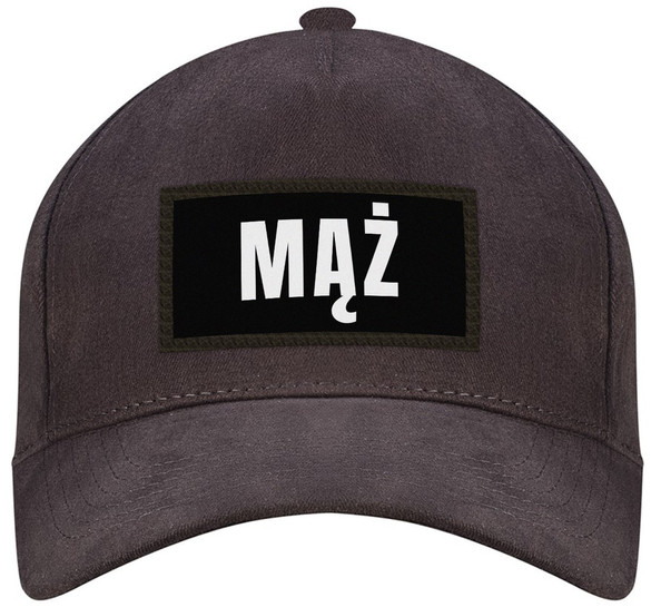 Czapka MĄŻ bejsbolówka z naszywką